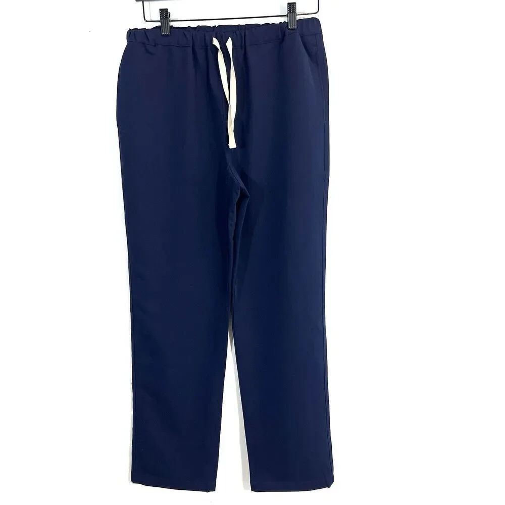 Figs Scrub Pants Men's S Navy Blue Technical‎ Collection Drawstring waist EUC